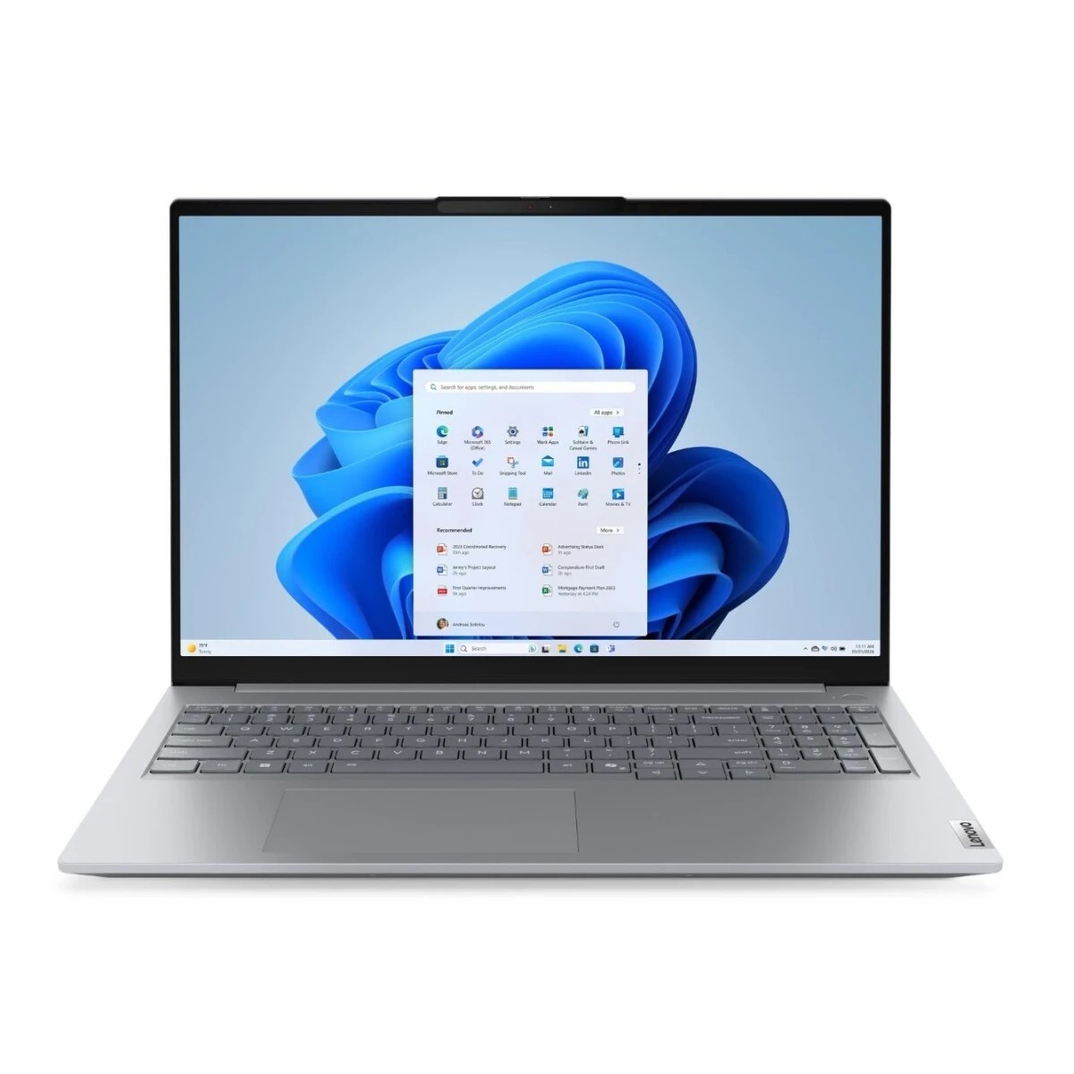 Lenovo ThinkBook 16 G8 IAL [21SKS05C00] (КЛАВ.РУС.ГРАВ.) Grey 16" {WUXGA IPS Ultra 7 255H/16GB(16x1)/512GB SSD/DOS}