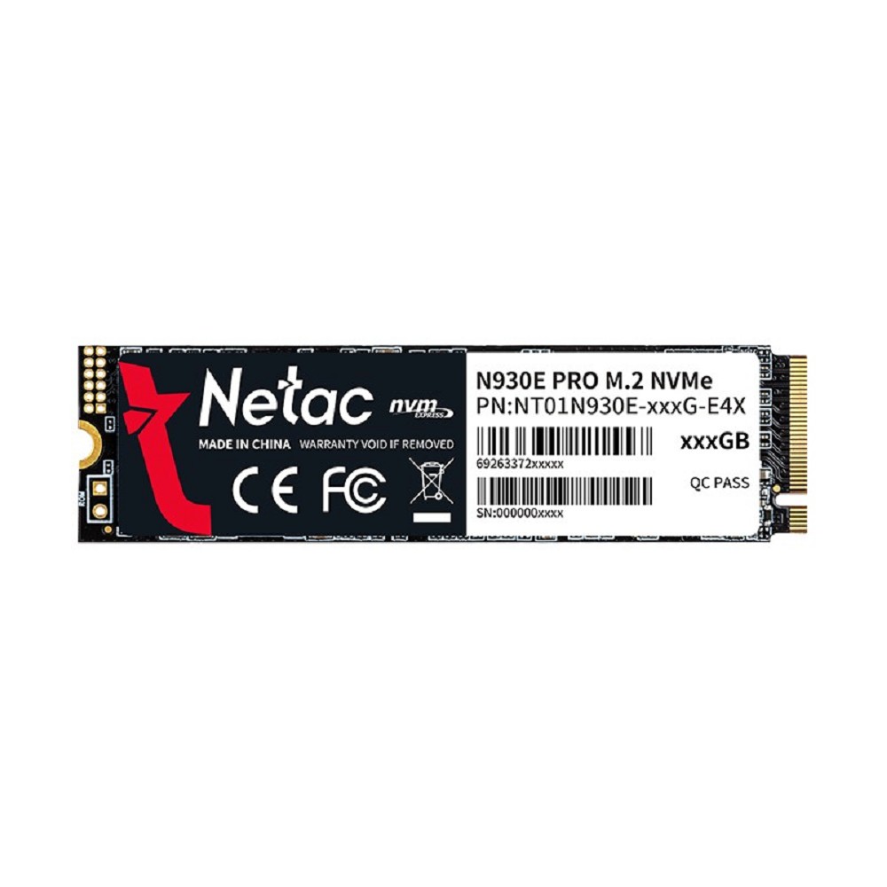 Накопитель SSD Netac PCI-E 3.0 512Gb NT01N930E-512G-E4X N930E Pro M.2 2280