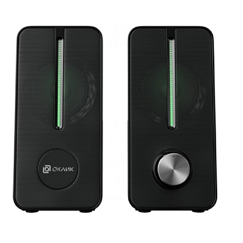 Oklick OK-120U 2.0 черный 6Вт