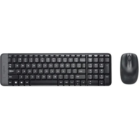 Клавиатура и мышь Logitech Wireless Combo MK220