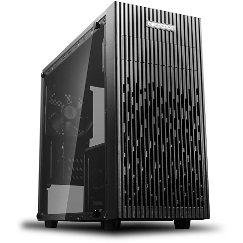 Deepcool MATREXX 30  mATX, Black, Стекл. боковая панель, Без БП